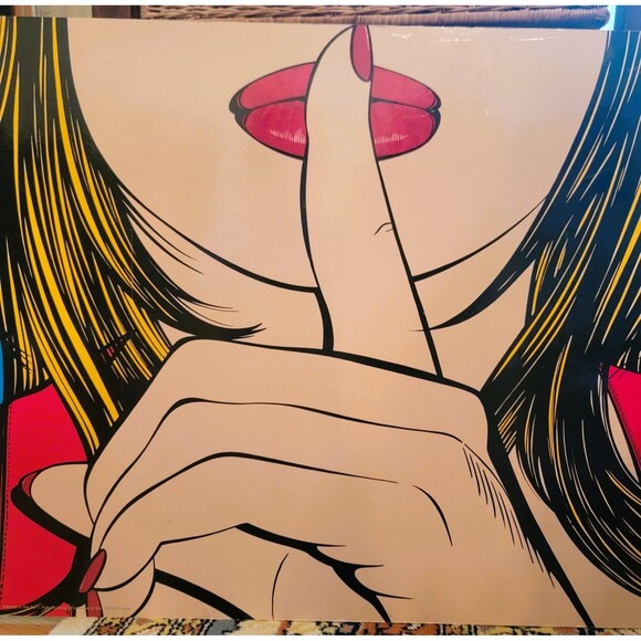 VTG 90s IKEA SOLMYRA Pop Art ‘Ssshhh’ by Deborah Azzopardi, Warhol Lichtenstein - Picture 10 of 16
